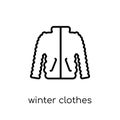 Winter clothes icon from Winter collection. Royalty Free Stock Photo