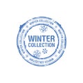 Winter collection stamp