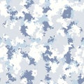 Winter Colors Fashion camo design. Digital Seamless Camouflage pattern vector Royalty Free Stock Photo