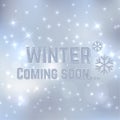 Winter coming soon Royalty Free Stock Photo