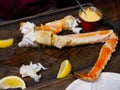 Winter crab legs Luxury food Must-try