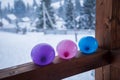 Winter craft: Blanks for ice lanterns