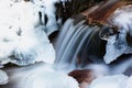 Winter creek Royalty Free Stock Photo