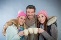 Winter cup group Royalty Free Stock Photo