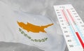 Winter in Cyprus with severe cold, negative temperature, Cold season in Cyprus, cruelest coldest weather in Cyprus, Flag Cyprus