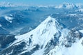 Winter Dachstein mountain massif