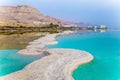 Winter dawn at the resorts of the Dead Sea Royalty Free Stock Photo