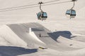 Winter dolomites in Italy. Winter in Madonna di Campiglio village and a ski resort in northeast Italy. Madonna di Madonna di