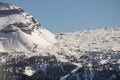 Winter dolomites in Italy. Winter in Madonna di Campiglio village and a ski resort in northeast Italy. Madonna di Madonna di