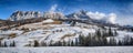 Winter on the Dolomiti of Alta Badia