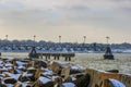 Winter at Edgewater Park in Cleveland, Ohio