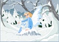 Winter Fairy Royalty Free Stock Photo