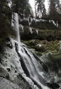 Winter Falls Silver Falls State Park Royalty Free Stock Photo