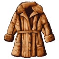 Winter fashion mens fur coat and jacket