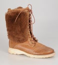 Winter female boot Royalty Free Stock Photo