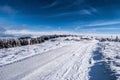 Winter Fischbacher Alpen mountains in Styria Austria