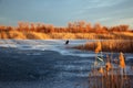 Winter fishing Royalty Free Stock Photo