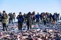 Winter fishing begins at Chagan Lake in Songyuan City, Jilin Province, China