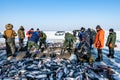 Winter fishing begins at Chagan Lake in Songyuan City, Jilin Province, China