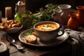 Winter food photography showcasing cozy and