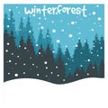 winter forest Royalty Free Stock Photo