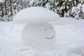 Winter Forest, Grove, Snow figure, Snowman