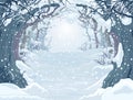 Winter Forest Royalty Free Stock Photo