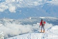 Winter in French alps