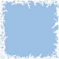 Winter frost background, vector