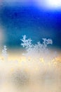 Winter Frozen Abstract Background