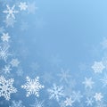 Winter frozen background