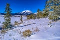 Winter on the lake in Breckenridge, Colorado Royalty Free Stock Photo