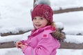 Winter fun child Royalty Free Stock Photo