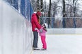 Winter fun family Royalty Free Stock Photo