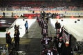 Winter Game. Hockey match DEL Koelner Haie - Adler Mannheim