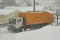 Winter Garbage Collection Royalty Free Stock Photo