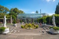 The Winter Garden at the Auckland Domain, New Zealand. Royalty Free Stock Photo