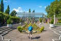 The Winter Garden at the Auckland Domain, New Zealand. Royalty Free Stock Photo