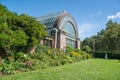 The Winter Garden at the Auckland Domain of Auckland, New Zealand. Royalty Free Stock Photo