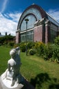 Winter Gardens Statue and Glasshouse
