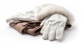 Winter attire, gloves laid on floor, awaiting chilly embrace.AI Generated