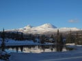 Winter at Gaustatoppen in Telemark, Norway