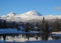 Winter at Gaustatoppen in Telemark, Norway