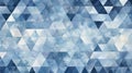 Winter Geometry Abstract Background in Cool Tones with Icy Blue, Crystal White, and Silver Shapes Royalty Free Stock Photo