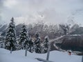 Winter in Georgia`s mountains