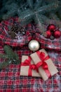 Gifts and decorations under the Christmas tree Royalty Free Stock Photo