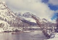 Winter in Glacier Park Royalty Free Stock Photo