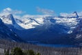 Winter in Glacier Park Royalty Free Stock Photo