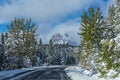 Winter in Glacier Park Royalty Free Stock Photo