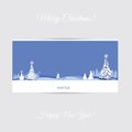 Winter greeting card